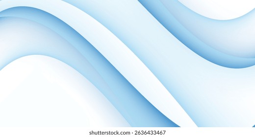 Abstract blue background. wave modern 