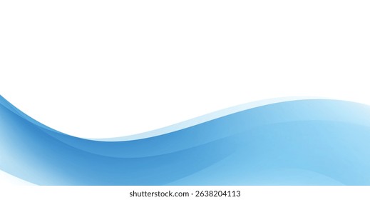 Abstract blue background. wave modern 