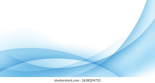 Abstract blue blue background. wave modern design concept