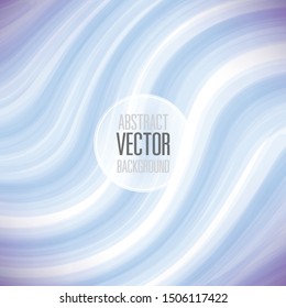 abstract blue background wave and spiral curve vector illustration
