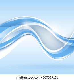 Abstract Blue Background Wave Vector Clipart Stock Vector (Royalty Free ...