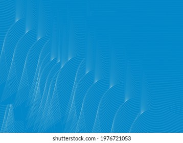 Abstract blue background, wave, veil or smoke texture - computer generated 