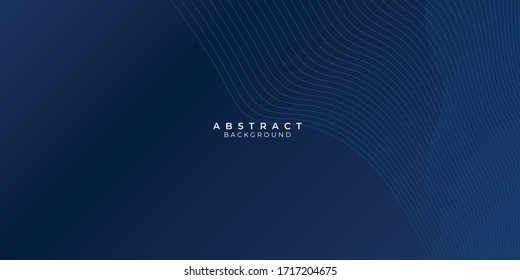 Abstract blue background with wave water circle spiral light texture. Vector illustration for presentation design with modern futuristic corporate and technology concept