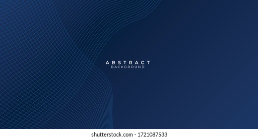 Abstract blue background with wave water circle spiral light texture. Vector illustration for presentation design with modern futuristic corporate and technology concep