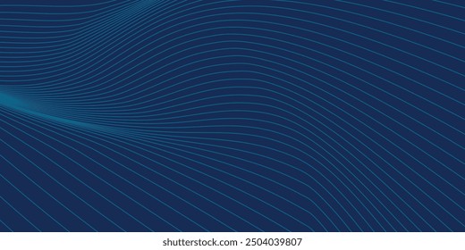 Abstract blue background with wave water circle spiral light texture.