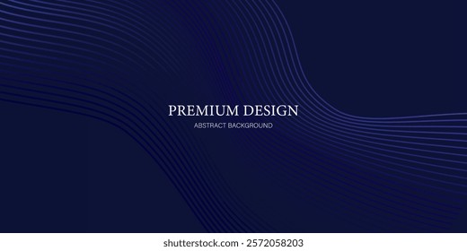 Abstract blue background with wave water circle spiral light texture. Vector illustration for presentation design with modern futuristic corporate and technology concep. eps 10