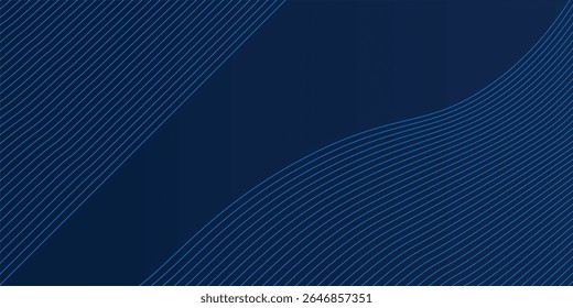 Fundo azul abstrato com onda círculo de água espiral de textura leve. Ilustração vetorial para design de apresentação com conceito moderno de tecnologia e corporação futurista