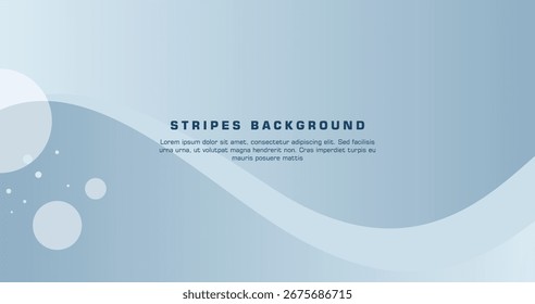 Abstract blue background with wave. Abstract background with waves design illustration. Lines and stripes design. Wavy lines and stripes background.