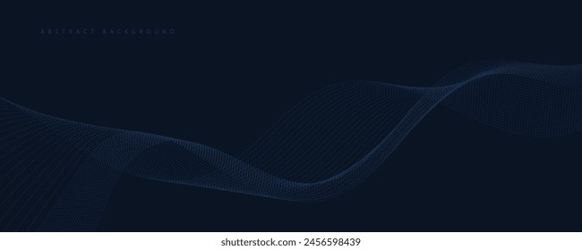 abstract blue background with waves
