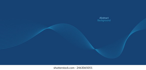 abstract blue background with waves