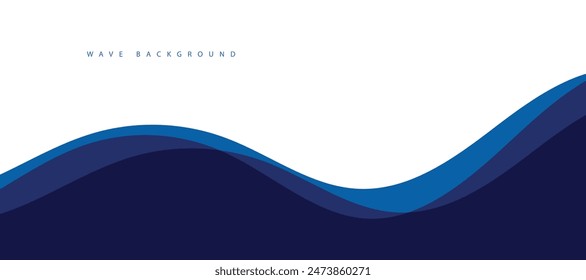 abstract blue background with waves	
