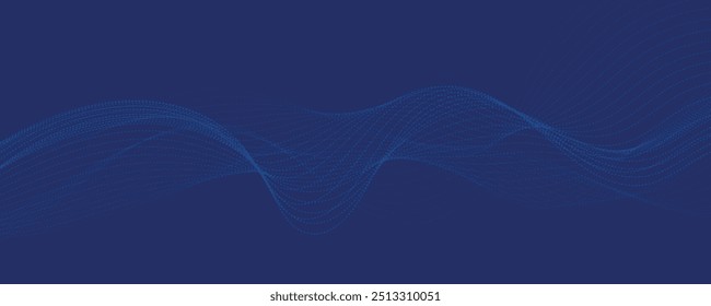 fundo azul abstrato com ondas