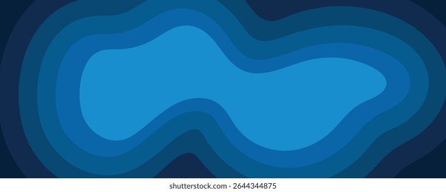 abstract blue background with waves