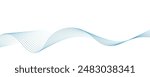 Abstract blue background with waves. EPS10