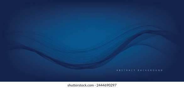 abstract blue background with waves
. EPS10