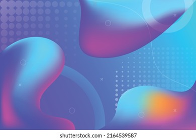 fondo azul abstracto con ondas y forma geométrica abstracta para fondo y fondo