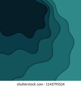 Abstract blue background with waves. Abstract wavy background. 