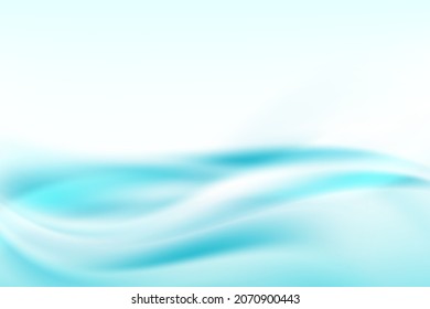 Abstract blue background. Wavy lines in blue.