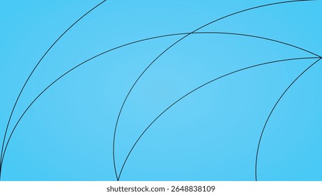 Fondo azul Abstractas con líneas onduladas