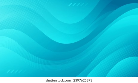 Abstract blue Background with Wavy Shapes. flowing and curvy shapes. This asset is suitable for website backgrounds, flyers, posters, and digital art projects.
