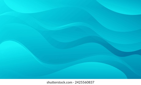 Abstract blue Background with Wavy Shapes. flowing and curvy shapes. This asset is suitable for website backgrounds, flyers, posters, and digital art projects.
