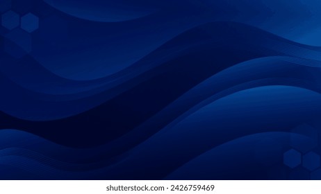 Abstract blue Background with Wavy Shapes. flowing and curvy shapes. This asset is suitable for website backgrounds, flyers, posters, and digital art projects.