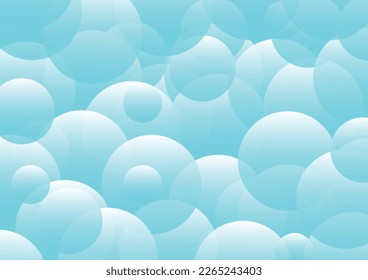 Abstract blue background with white circles