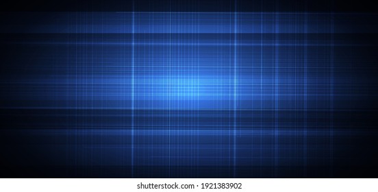 Abstract blue background with white grid lines texture. Technology concept. You can use for ad, poster, template, business presentation. Vector illustration
