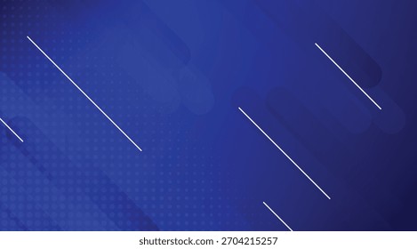 Plano de fundo azul abstrato com linhas brancas | Arte digital moderna para sites e apresentações