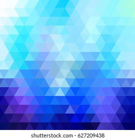  abstract blue background with white lines and stripes in random pattern, triangle shapes and diagonal stripes, light and dark blue colors, business report or corporate job background concept