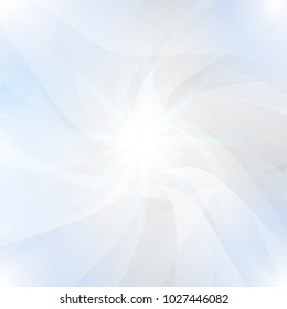 Abstract blue background, White modern triangle lights technology future, Vector illustration