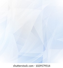 Abstract blue background, White modern triangle lights technology future, Vector illustration