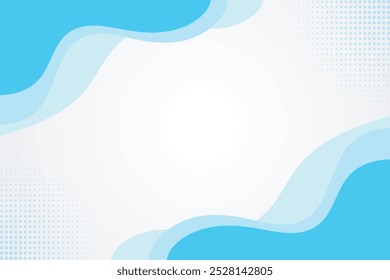 Fundo azul abstrato com espaço em branco