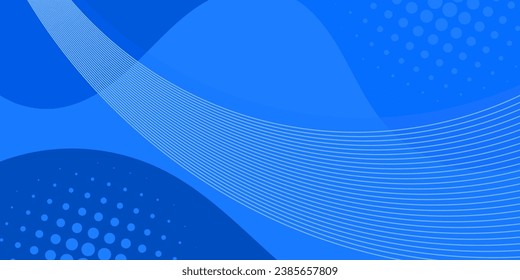 abstract blue background withlines and waves