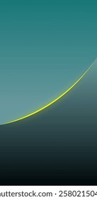 abstract blue background with yellow glow line