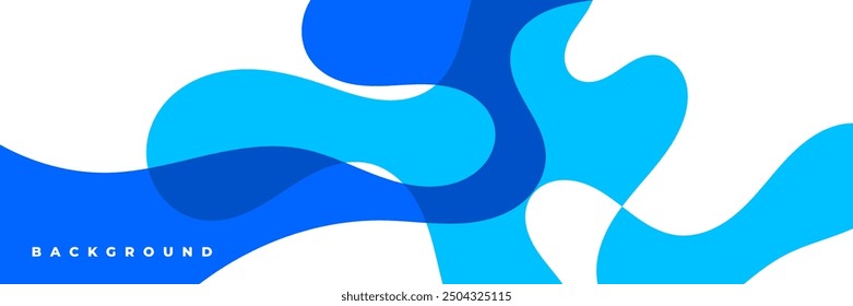 Abstrakte blaue Hintergründe. gewellter Hintergrund. Moderne modische Vektorgrafiken.
