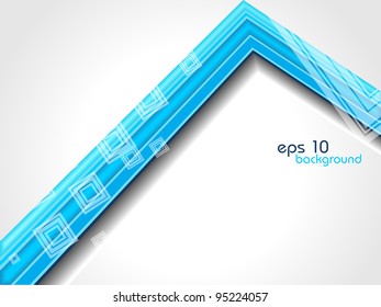 abstract blue background.Vector illustration.