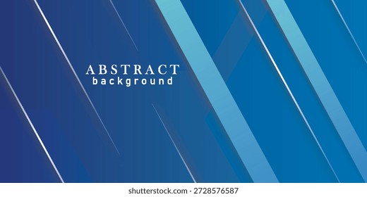 Abstract blue banner background with overlap pattern banner modern style concept element design. design modern. simple background. vector ilustration.