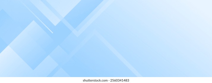 Abstract blue banner background template with vibrant blue and white gradations. Perfect for modern designs, presentations, posters, digital projects, and creative layouts.
