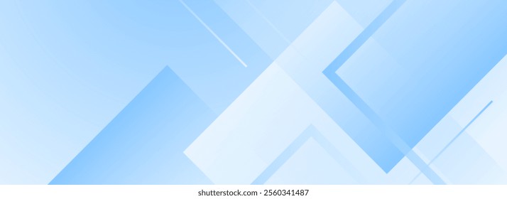 Abstract blue banner background template with vibrant blue and white gradations. Perfect for modern designs, presentations, posters, digital projects, and creative layouts.