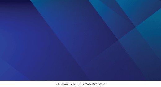 Abstract blue banner background. Vector illustration. Eps 10