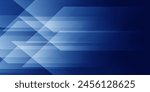Abstract blue banner design vector, dynamic sporty horizontal background template for media promotion or web banner
