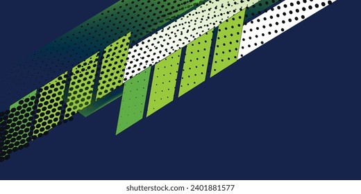Resumen diseño de banner azul vector sporto dinámico plantilla de fondo horizontal para promoción de medios o banner web