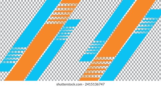 Abstract blue banner design vector  dynamic sporty horizontal background template