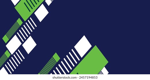 Vector de diseño de Anuncio azul Abstractas, Plantilla de fondo Horizontal deportiva dinámica para promoción de medios o Anuncio de Web