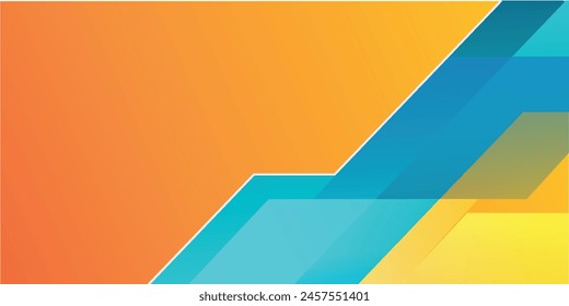Abstract blue banner design vector, dynamic sporty horizontal background template for media.