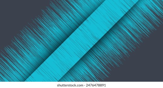 Abstract blue banner design vector, dynamic sporty horizontal background template for media promotion or web banner