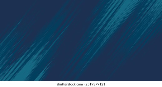 Abstract blue banner design vector, dynamic sporty horizontal background template for media promotion or web banner, modern.	