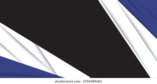 Abstract blue banner design vector, dynamic sporty horizontal background template for media promotion or web banner. eps 10
