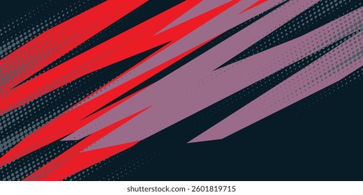 Abstract blue banner design vector, dynamic sporty horizontal background template for media promotion or web banner